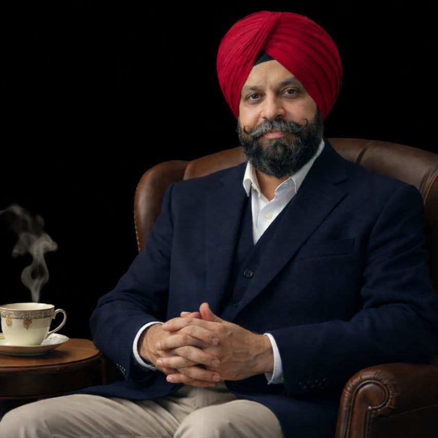 Punjabi artist showcasing talent