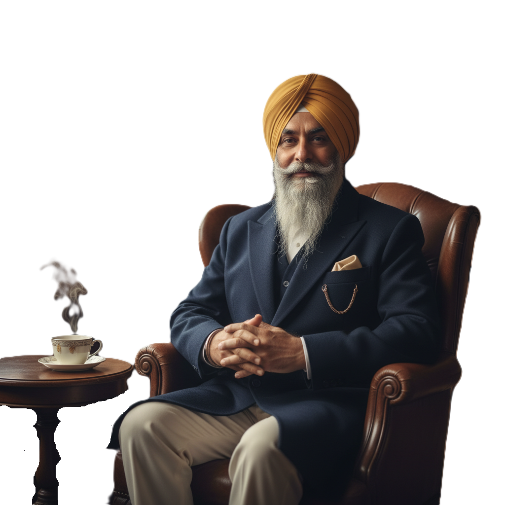Punjabi artist showcasing talent